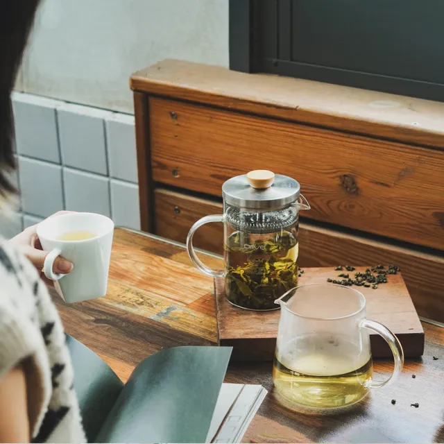【Driver】經典冷熱兩用泡茶壺組(泡茶壺 茶具 茶器 茶杯 耐熱玻璃壺 茶壺茶杯組 送禮推薦)