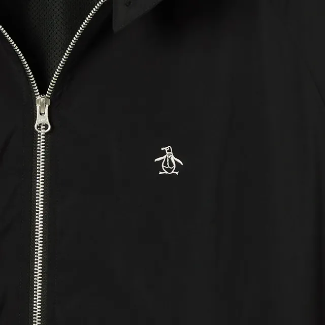 【Munsingwear】企鵝牌 網路獨家 男款黑色 復古現代機能夾克外套 MGWP6605