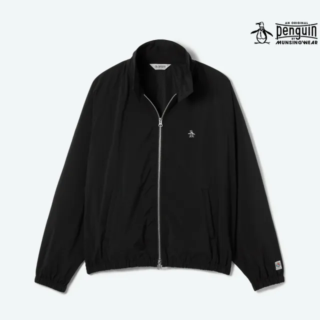 【Munsingwear】企鵝牌 網路獨家 男款黑色 復古現代機能夾克外套 MGWP6605