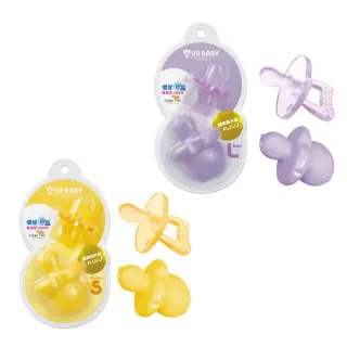 【US BABY 優生】矽晶安撫奶嘴升級版-雙扁型(奶嘴 安撫奶嘴 嬰兒奶嘴)