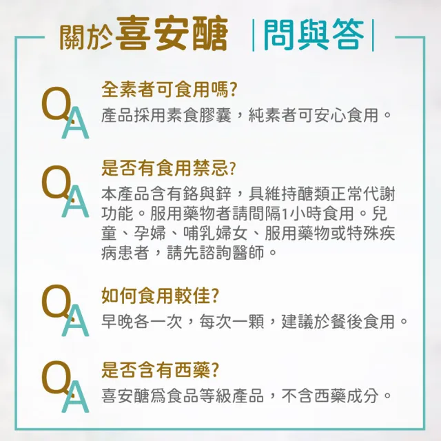 【寶齡富錦 PBF】喜安醣 鋅喜C Plus鉻膠囊 30顆(醣類代謝/鋅/鉻/維生素C)