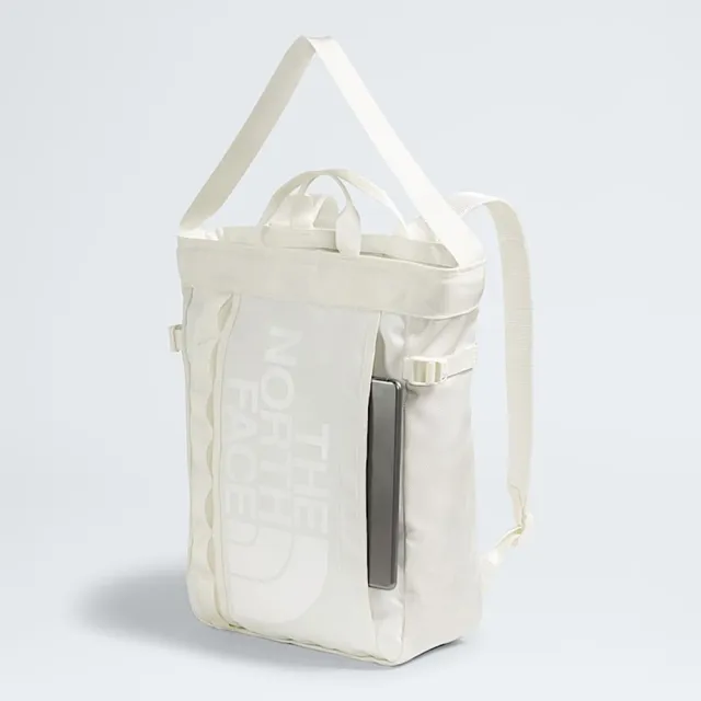 【The North Face】後背包 運動包 書包 旅行包 大容量 雙層 BASE CAMP TOTE PACK 白 NF0A8BK7UBO