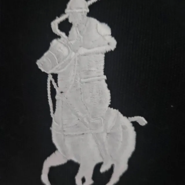 【RALPH LAUREN】雙11 polo大童版刺繡大馬logoz帆布手提肩背兩用行李袋 球袋(贈原廠紙袋)