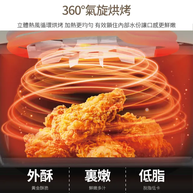 【Kolin 歌林】2L健康油切氣炸鍋(KNJP-SD2449)