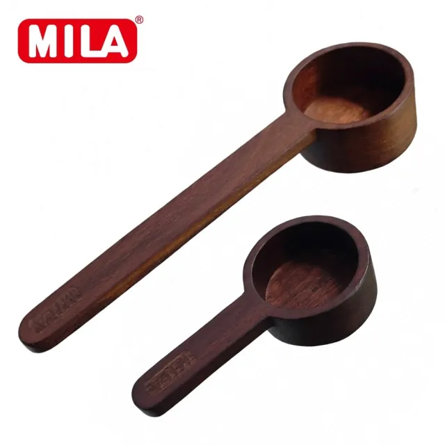 【MILA】黑胡桃木咖啡豆匙組(短柄+長柄)