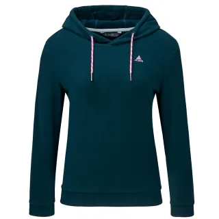 【ATUNAS 歐都納】女款經典刷絨親膚保暖連帽衫/帽T(A2PS2561W深藍/日常/休閒/旅遊*)