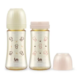 【tovi and molly】PPSU寬口 360°全方位防脹氣奶瓶280ml - 親子良品(多款可選)