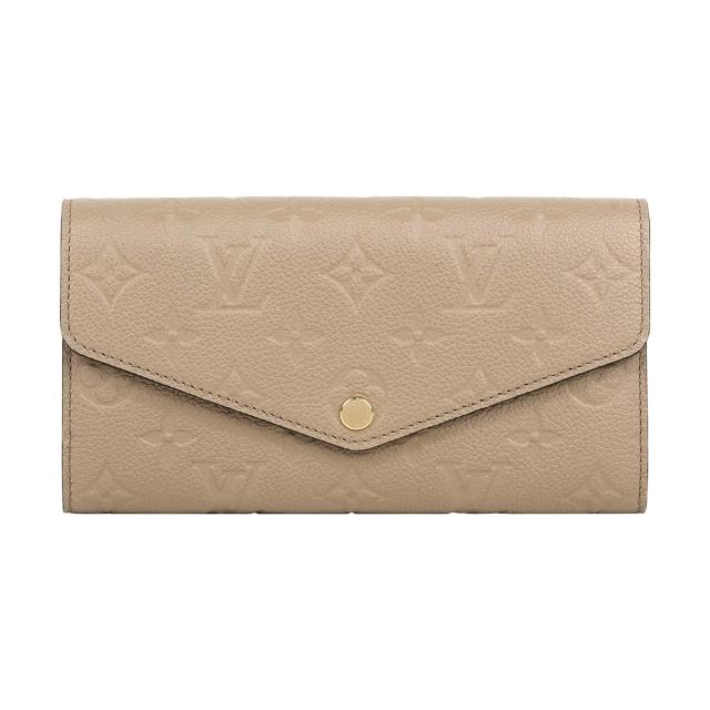 LV LOUIS VUITTON路易威登 M82256 Monogram Sarah 牛皮壓紋發財長夾