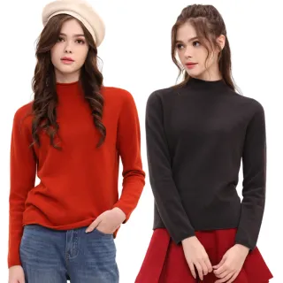 VERTEX無縫輕暖100%極細羊毛衣組