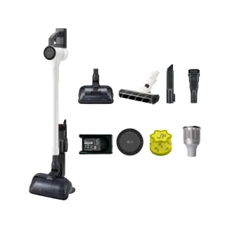 【LG 樂金】CordZero™A9 Air濕拖無線吸塵器/乾吸濕拖x超輕盈x超美型xmomo獨家(A7-LITEMOP 雲朵白)