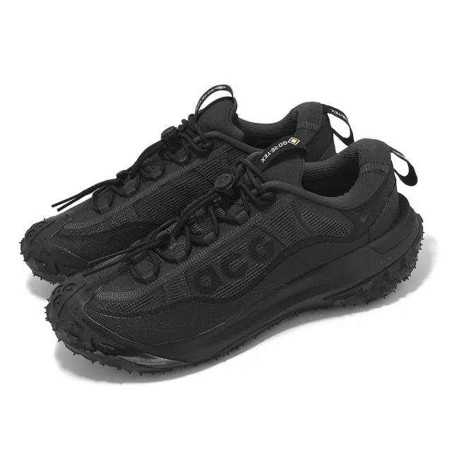 【NIKE 耐吉】戶外鞋 ACG Mountain Fly 2 Low GTX 防水 男鞋 女鞋 黑 登山鞋 越野(HF6245-001)