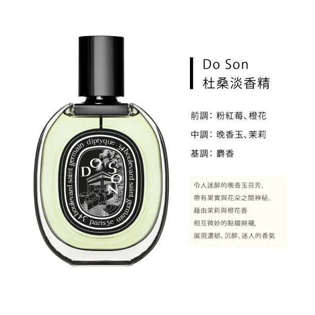 【Diptyque】淡香精 75ml(肌膚之華/玫瑰之水/希臘無花果/譚道/花都之水/譚道/青厥)