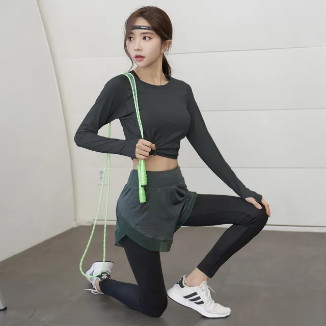 【BODYAIR】任2入 弧形修身背網長袖上衣(瑜珈.慢跑.運動.健身.透氣.舞蹈.運動服)