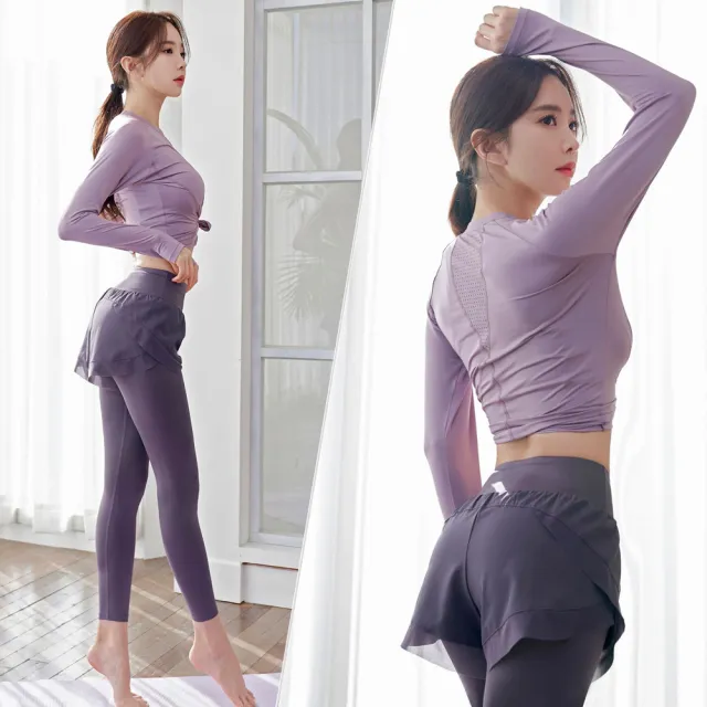 【BODYAIR】任2入 弧形修身背網長袖上衣(瑜珈.慢跑.運動.健身.透氣.舞蹈.運動服)