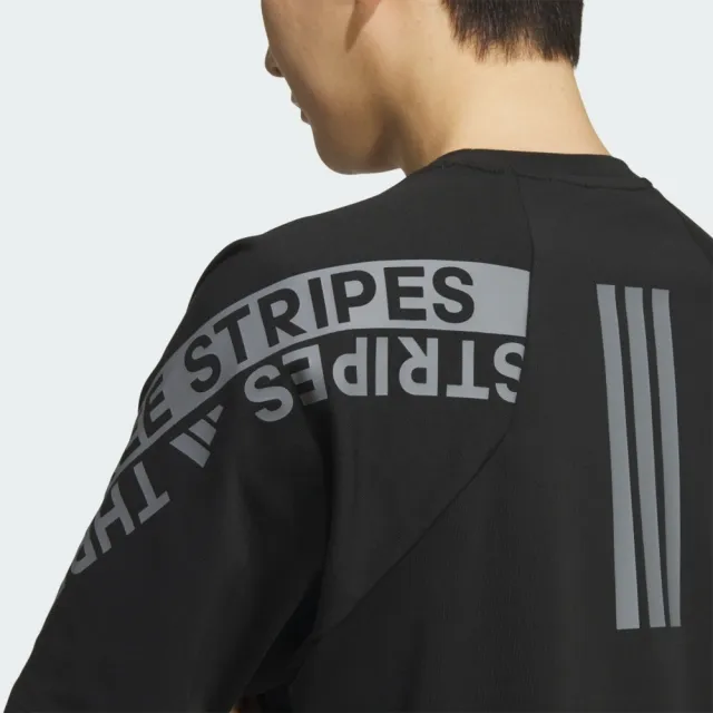 【adidas 愛迪達】愛迪達 Word S::s Tee 男 T恤 運動上衣 休閒短袖 黑 灰 亞版(KB3661)