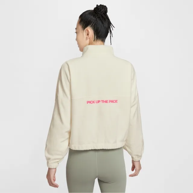 【NIKE 耐吉】長袖上衣 女 AS W NK ONE TF HZ TOP POLAR GC 運動 休閒 米色(IO0254047)