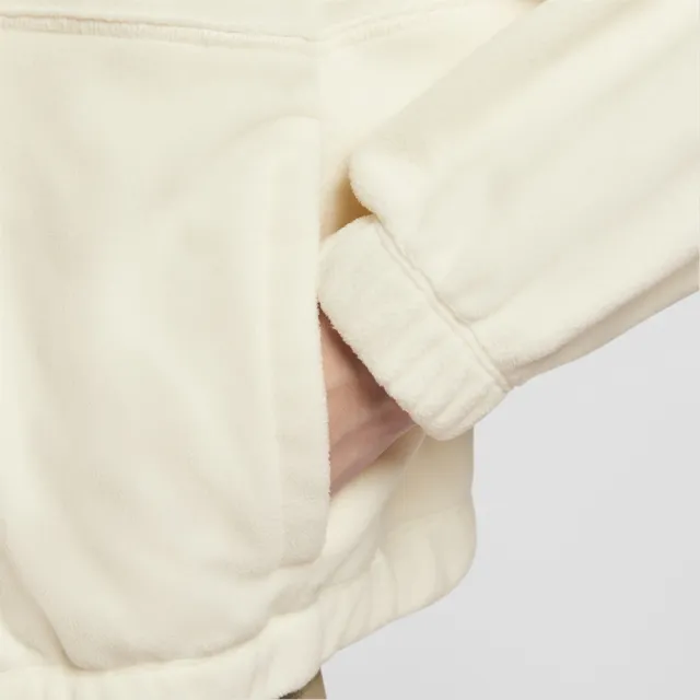 【NIKE 耐吉】長袖上衣 女 AS W NK ONE TF HZ TOP POLAR GC 運動 休閒 米色(IO0254047)