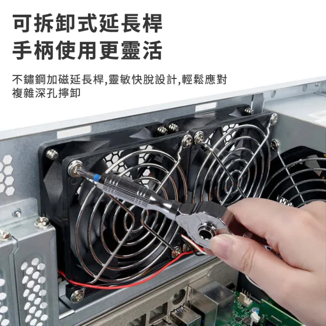 【UMIS】24合1多功能棘輪螺絲刀套裝 家用扳手起子 S2棘輪螺絲批套裝 汽修工具組 維修工具包 套筒棘輪板手