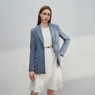 【G2000】女款 修身時尚長版西裝式外套(2款可選)   38女王節首選