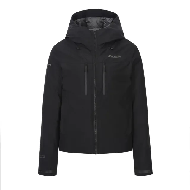 【Discovery Expedition】GORE WINDSTOPPER 女版羽絨輕量外套 鵝絨外套(DWDJ7B056-BKS)