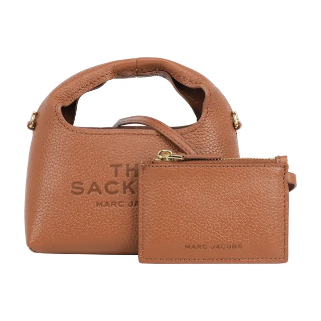 【MARC JACOBS】The Sack Bag 牛皮二用包(堅果棕)