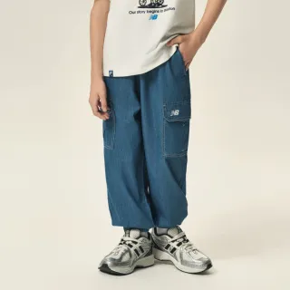 【NEW BALANCE】NB 童裝長褲_7TF3410WIN_男童/女童_牛仔藍