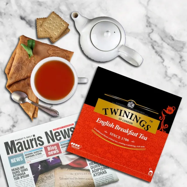 【Twinings 唐寧茶】英倫早餐茶x1盒(2gx100入/盒)