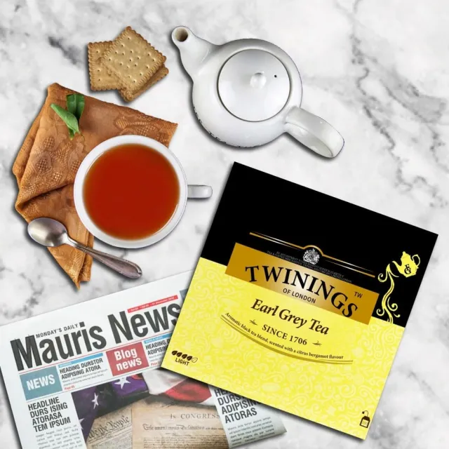 【Twinings 唐寧茶】皇家伯爵茶x2盒(2gx100入/盒)