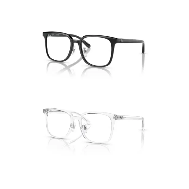 【RayBan 雷朋】光學膠框眼鏡熱門款組合(亞洲版鼻墊 多款任選)