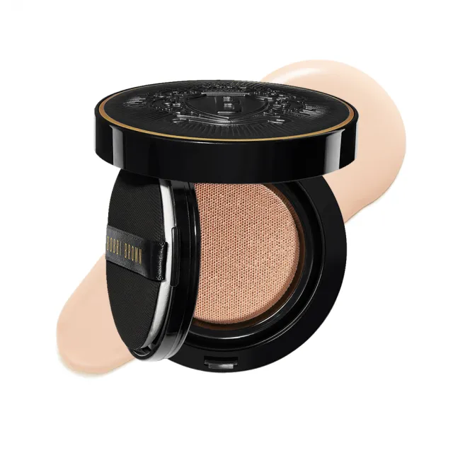 【Bobbi Brown 芭比波朗】霧光持久氣墊粉餅(SPF40 PA+++/柔霧小黑盒/持妝/遮瑕/控油/粉底/防曬)