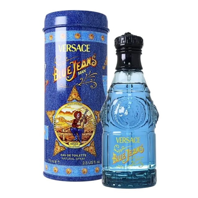 【VERSACE 凡賽斯】Blue Jeans 藍可樂淡香水 EDT 75ml