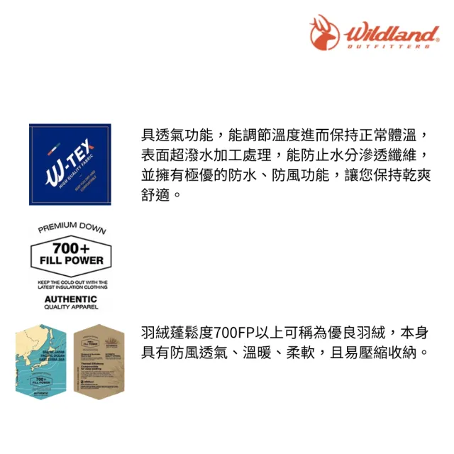 【Wildland 荒野】防水3in1+羽絨兩件式外套 女 0B32917(防風防潑水 輕量保暖 透氣彈性)