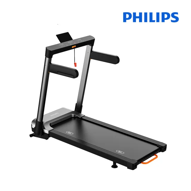 【Philips 飛利浦】FIT3105T 飛利浦緩震跑步機-小黑貂(一鍵折疊/無刷馬達/寬大跑台/爬坡機/登山機)