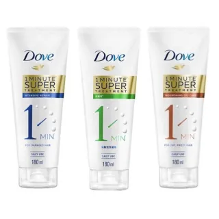 【Dove 多芬】一分鐘護髮精華180ml(深層修護/輕潤保濕/防斷修護)