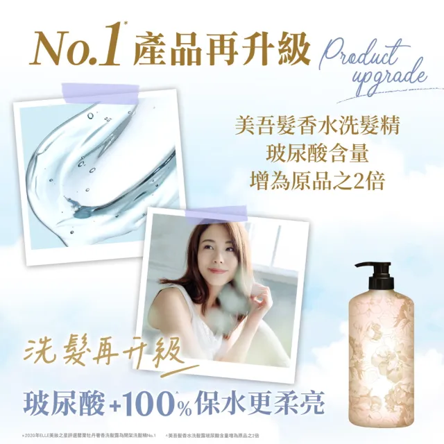 【美吾髮】PH5.5 玻尿酸香水植萃沐浴乳700ml(多款任選)