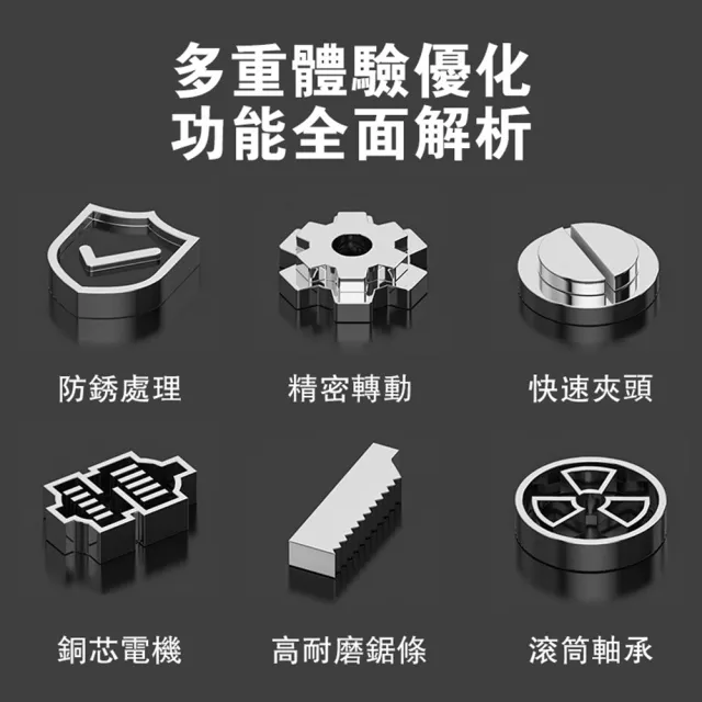 【Ogula小倉】電鋸 無刷大功率 馬刀鋸（送堅固塑箱+配件）十節一電一充(軍刀鋸/鋰電鋸/往復鋸/電動鋸子)