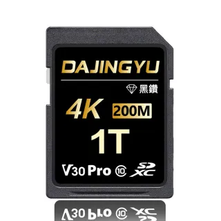 【大鯨魚】1T SDXC UHS-I V30 SD卡 200MB/s 黑鑽Pro系列(記憶卡)