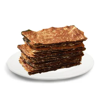 【魚饌食hamacen】海苔杏仁鮪魚肉紙60g/盒x2(非豬肉製 出國送禮 少油 含omega-3 涮嘴超脆 肉紙 肉乾 零食)