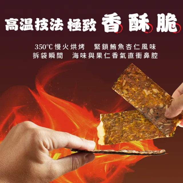 【魚饌食】海苔杏仁鮪魚肉紙60g/盒x2(非豬肉製 出國送禮 少油 含omega-3 涮嘴超脆 肉紙 肉乾 零食 中秋)