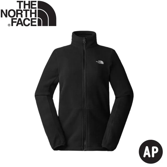 【The North Face】女 可套式刷毛保暖外套 AP《黑》83OL/休閒外套/中層衣/夾克/刷毛外套