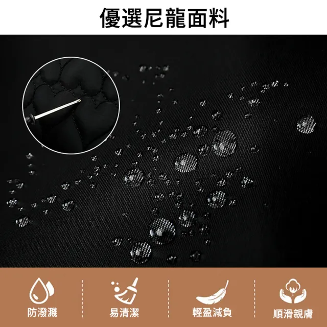 【MUAN】防潑水大容量多功能背包(繡線休閒包/獨立防盜袋/媽媽包/免手持/多口袋/)兩用手提後背包 減壓背帶