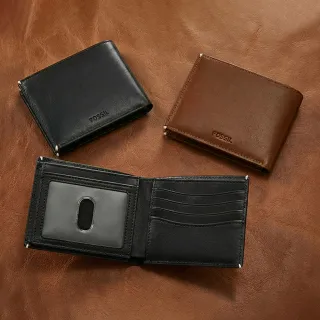 【FOSSIL 官方旗艦館】Westover 真皮翻轉證件格皮夾 雙12限定(禮盒組附鐵盒 多色可選)