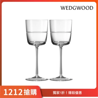 【WEDGWOOD】Vera Wang 紅酒對杯330ml(官方直營)