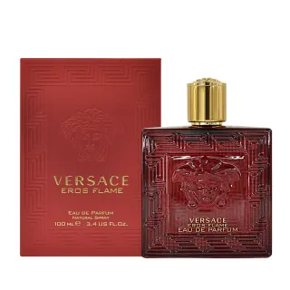 【VERSACE 凡賽斯】愛神火焰男性淡香精 100ml(Eros Flame香水)