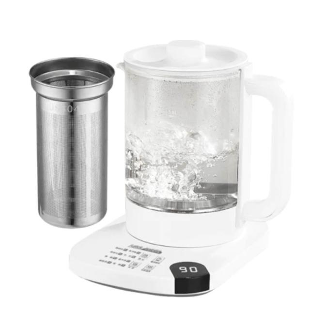 Fujitek富士電通 FTP-EB100 Fujitek富士電通 FTP-EB100 溫控萬用隨行小白壺,採用高硼矽玻璃耐高溫設計,搭配304不鏽鋼加熱盤,具備防乾燒保護功能,使用更安心。快速加熱設計方便清洗,適合製作甜湯、沖泡日式茶飲,或個人獨享兩人餐點的悠閒午茶。輕巧便攜,是居家與外帶的理想選擇。