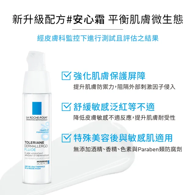 【理膚寶水】抗敏安心組★多容安舒緩保濕修護精華 30ml+多容安超極效舒緩修護精華乳 清爽型40ml_I
