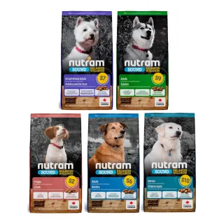【Nutram 紐頓】S10/S2/S6/S7/S9無穀均衡健康系列狗飼料 2kg/4.4lb(幼犬/成犬/老犬、狗糧)