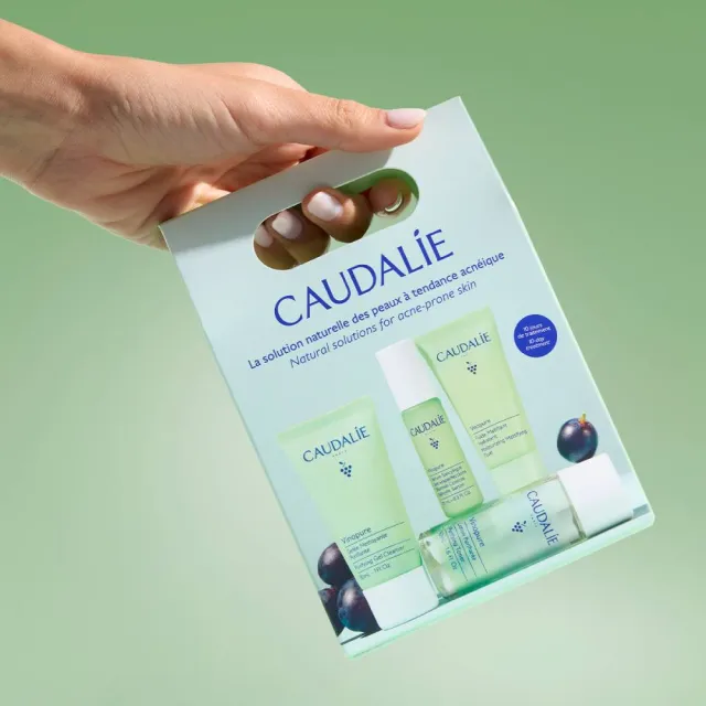 【CAUDALIE 歐緹麗】葡萄籽毛孔淨化入門組(母親節/抗痘/油痘肌必備)