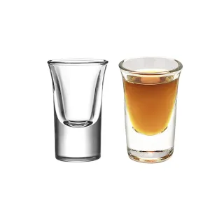 【OKAY!】一口杯 2入 Shot杯 燒酒杯 烈酒杯 威士忌杯 甜點杯 高粱酒杯 雞尾酒杯 851-SHOT15(試飲杯 品嚐杯)