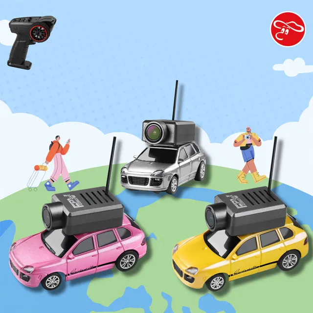 【瑪琍歐】1:64迷你遙控車 附攝影機/6401-C(遙控車 APP有拍照、攝像、VR功能)